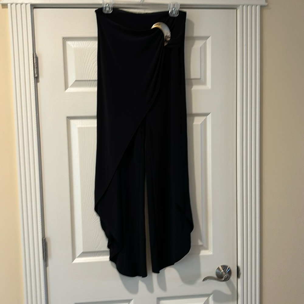 Black wrap pants